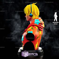Sanji Black Leg Bust 3D Printer Files