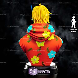 Sanji Black Leg Bust 3D Printer Files