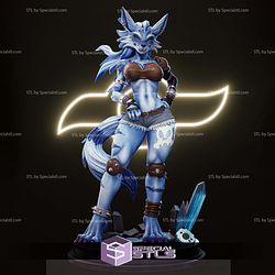 Weregarurumon Female Fanart 3D Printer Files