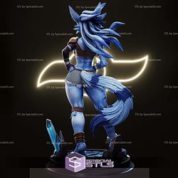 Weregarurumon Female Fanart 3D Printer Files