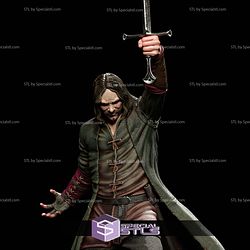 Aragorn and Sword LOTR 3D Printer Files