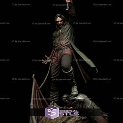 Aragorn and Sword LOTR 3D Printer Files
