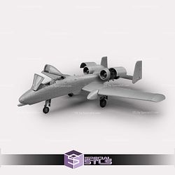 Basic STL Foldable A-10 Thunderbolt II