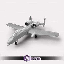 Basic STL Foldable A-10 Thunderbolt II