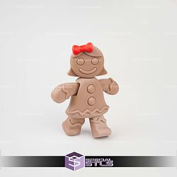Basic STL Foldable Gingerbread Girl