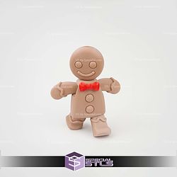 Basic STL Movable Gingerbread Man