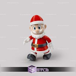 Basic STL Santa Clause Foldable