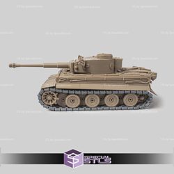 Basic STL Vehicle Foldable Tank Tiger V2