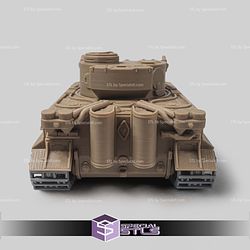 Basic STL Vehicle Foldable Tank Tiger V2