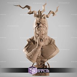 Black Bolt Portrait Bust 3D Printer Files