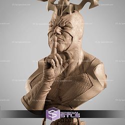 Black Bolt Portrait Bust 3D Printer Files