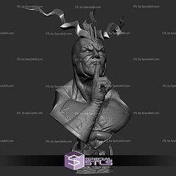 Black Bolt Portrait Bust 3D Printer Files