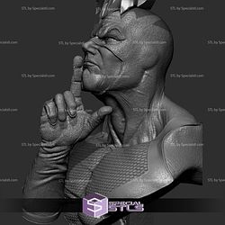 Black Bolt Portrait Bust 3D Printer Files