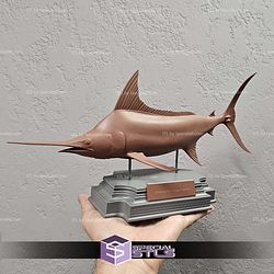 Blue Marlin Makaira Fish Display 3D Printer Files