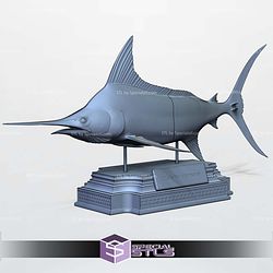 Blue Marlin Makaira Fish Display 3D Printer Files