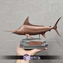 Blue Marlin Makaira Fish Display 3D Printer Files