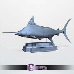 Blue Marlin Makaira Fish Display 3D Printer Files