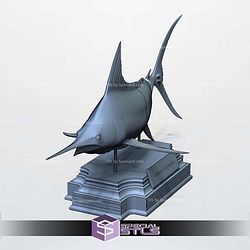 Blue Marlin Makaira Fish Display 3D Printer Files