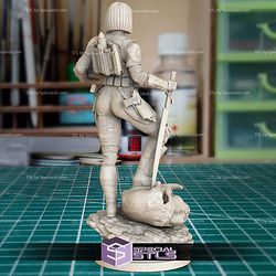 Bo Katan Kryze Skull Base 3D Printer Files