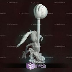 Bug Bunny Basketball Bust 3D Printer Files