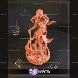 Camilla Fire Emblem 250mm 3D Printer Files