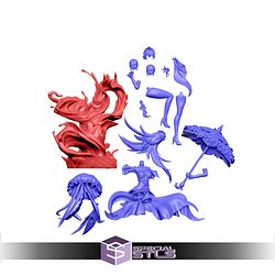 Cantarella Wuthering Waves Diorama 3D Printer Files