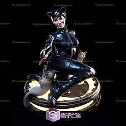 Catwoman Jewelry playing with cat 3D Printer Files
