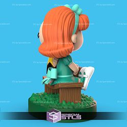 Charlie Brown and Peggy Jean Peanuts 3D Printer Files