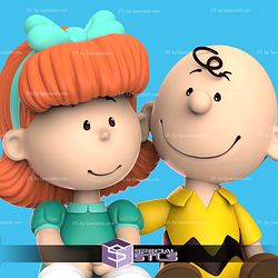 Charlie Brown and Peggy Jean Peanuts 3D Printer Files