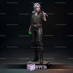 Ciri Cyberpunk 2077 and Sword 3D Printer Files