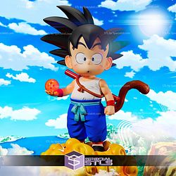 Classic Goku Kid 3D Printer Files