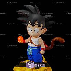 Classic Goku Kid 3D Printer Files