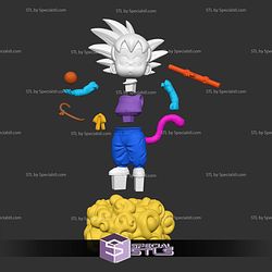 Classic Goku Kid 3D Printer Files