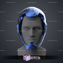 Cosplay STL Files Blue Beetle New Helmet