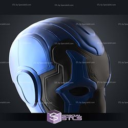 Cosplay STL Files Blue Beetle New Helmet