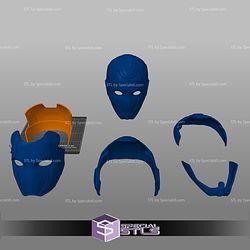 Cosplay STL Files Blue Beetle New Helmet
