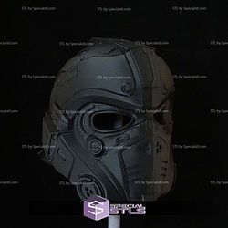 Cosplay STL Files Clayton Carmine Gears Of War Helmet