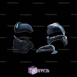 Cosplay STL Files Clayton Carmine Gears Of War Helmet