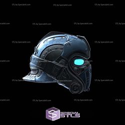 Cosplay STL Files Clayton Carmine Gears Of War Helmet
