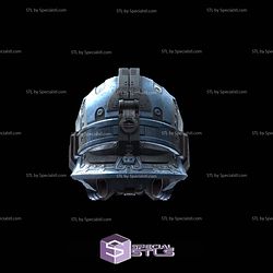 Cosplay STL Files Clayton Carmine Gears Of War Helmet