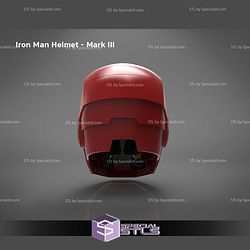 Cosplay STL Files Ironman Helmet Mark III