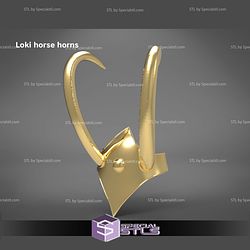 Cosplay STL Files Loki Horse Helmet