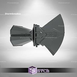 Cosplay STL Files Stormbreaker Axe Head