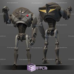 Custom 1 12 Figure STL Animated B2 Battle Droid