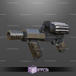 Custom 1 12 Figure STL CR 2 Blaster Pistol