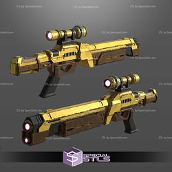 Custom 1 12 Figure STL Czerka Special Blaster Rifle