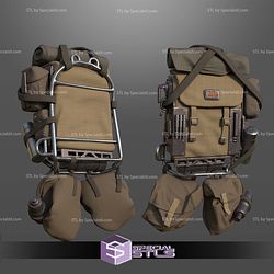Custom 1 12 Figure STL Resistance Heavy Backpack