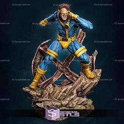 Cyclops X-Men Logo Base 3D Printer Files