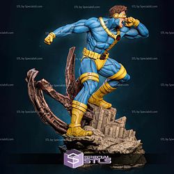 Cyclops X-Men Logo Base 3D Printer Files
