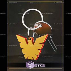 Dark Phoenix Logo Keychain 3D Printer Files